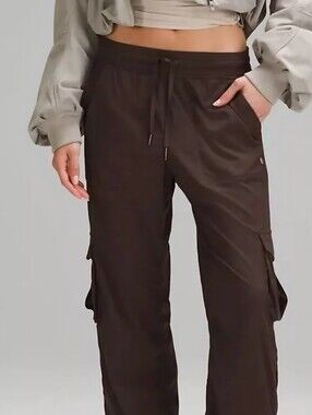 lululemon athletica Women's Dark Brown Cargo Jogger Pants